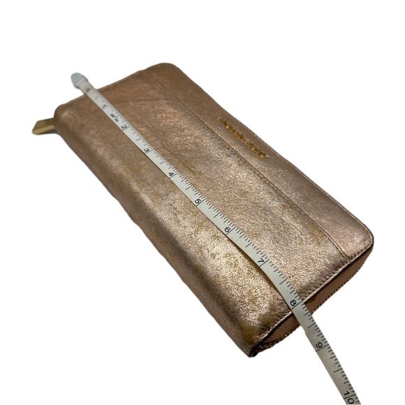 MICHAEL KORS Pink Glitter Zip Around Wallet - Picture 8 of 11